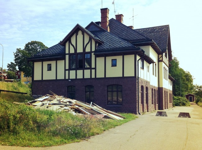 Ängelsberg station förstörs